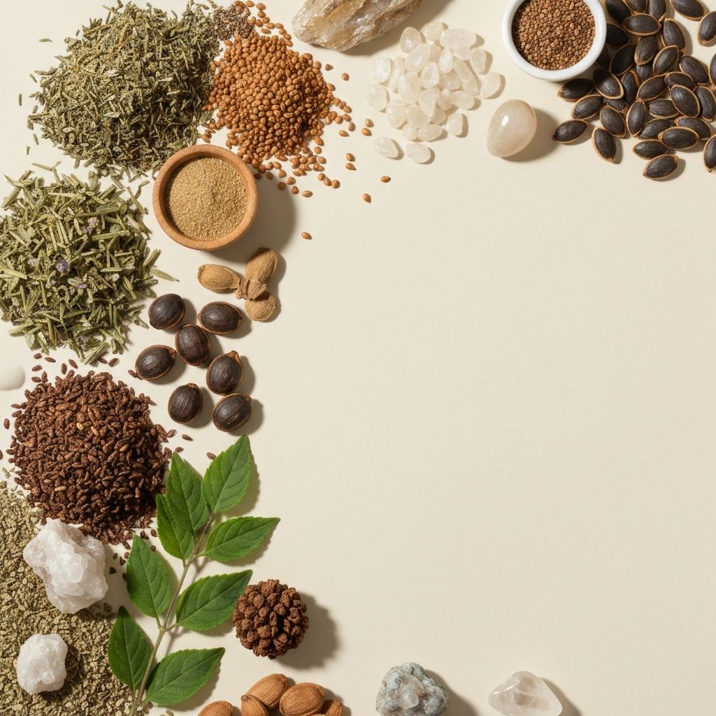 Naturliga ingredienser för vitaminkomplex